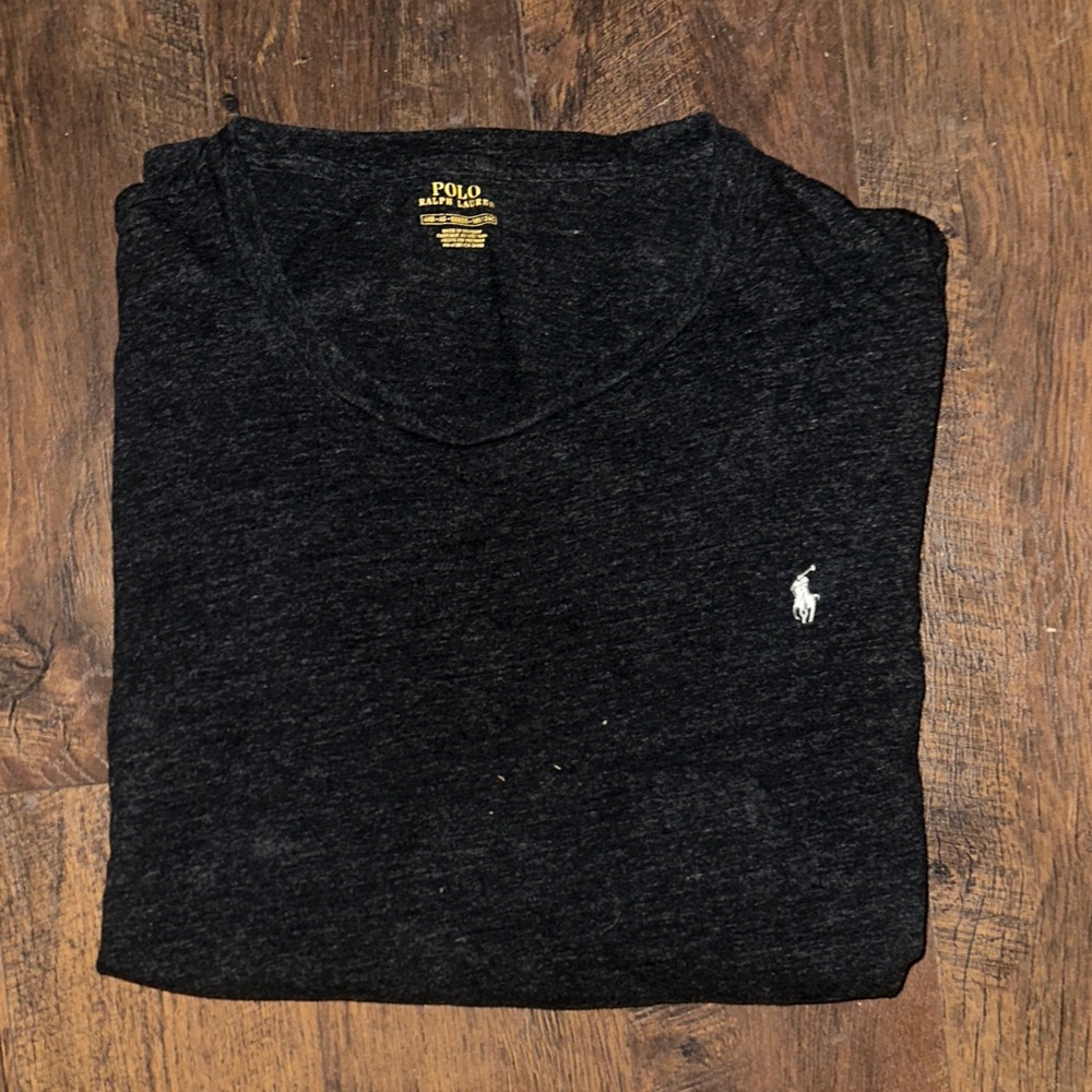 Polo by Ralph Lauren Men's Charcoal Polo Shirt